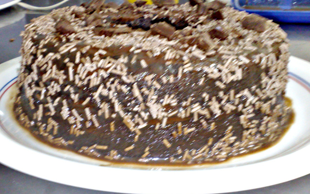 Chocomousse com chocolate amargo