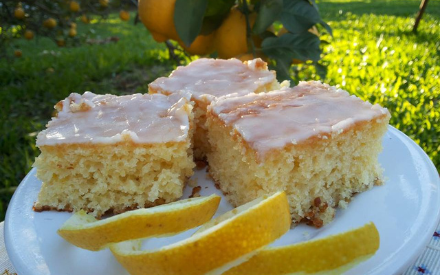 Bolo de limão siciliano