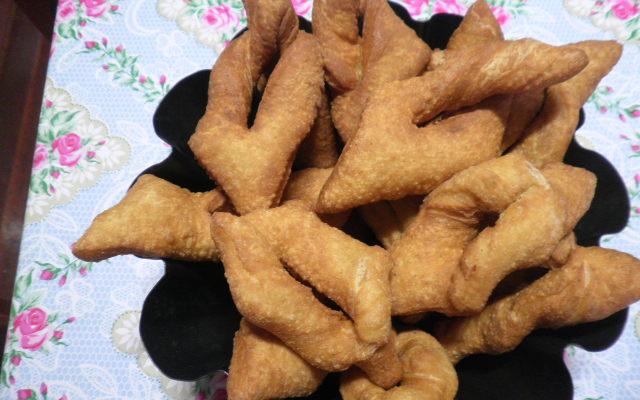 Grostoli salgado da Andressa