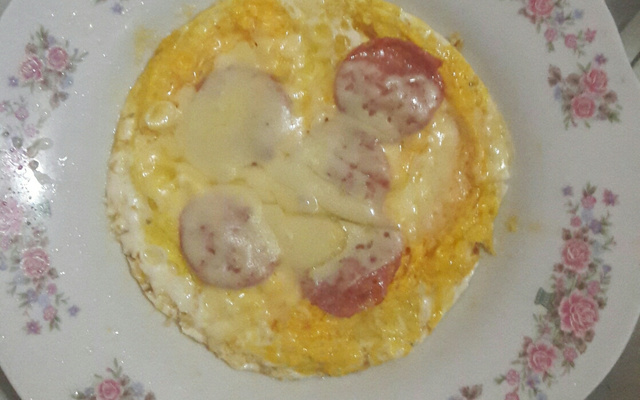 Ovo frito no microondas