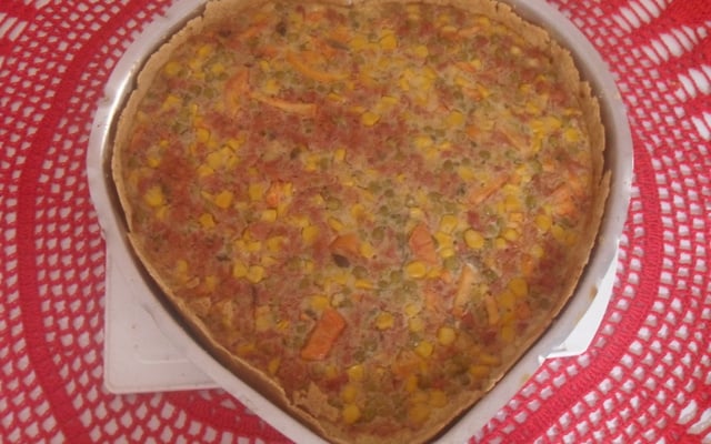 Torta de linguiça fresca
