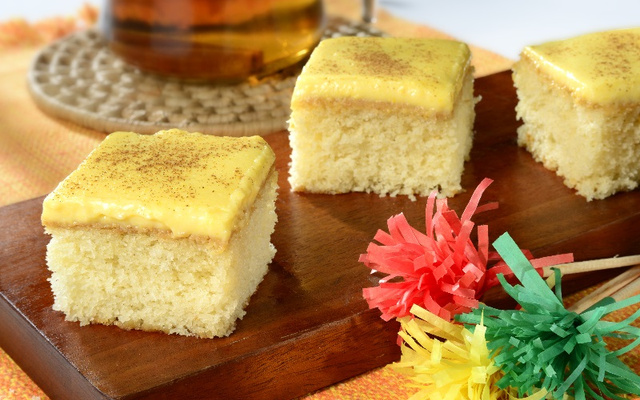 Bolo de coco com creme de milho