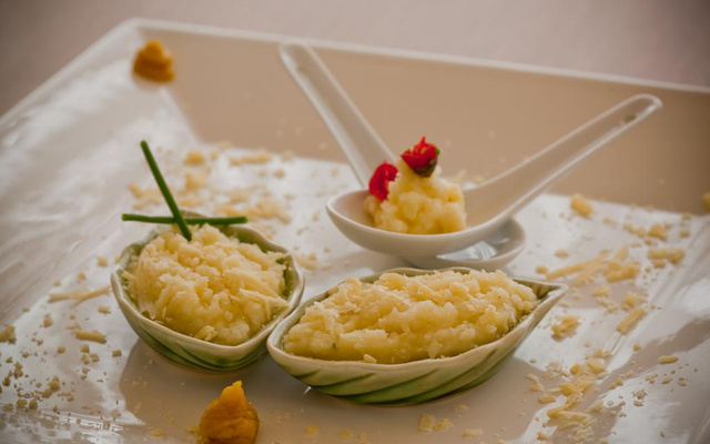 Purê assado (batata e queijos) do Lúcio Cezar