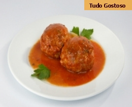 Almôndegas de microondas