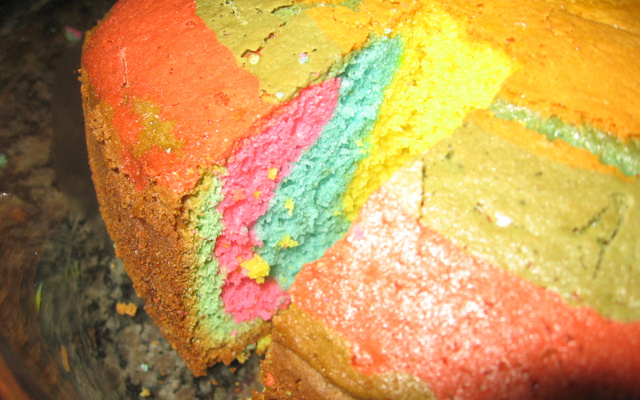 Bolo arco-Iris