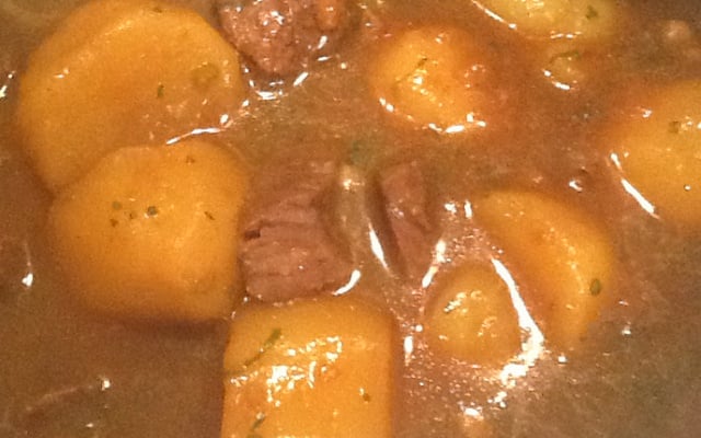 Miolo de alcatra no molho de cerveja