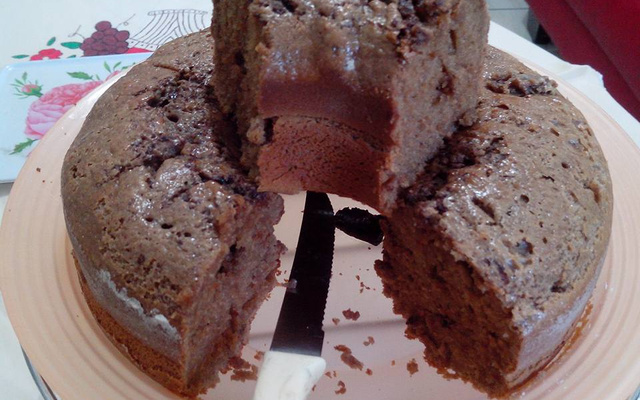 Bolo simples de liquidificador