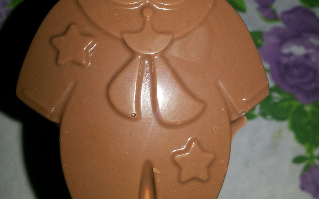 Pirulito de chocolate colorido