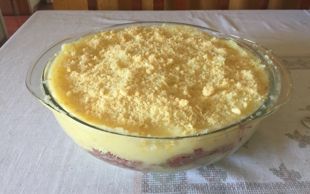 Escondidinho de carne seca da vovó Lygia