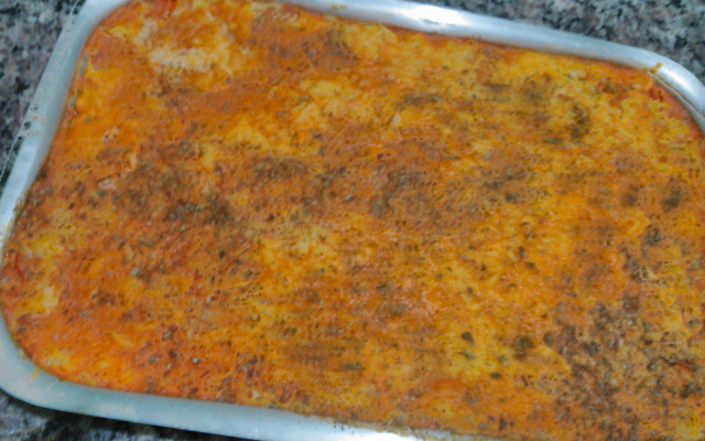 Arroz de forno à parmegiana