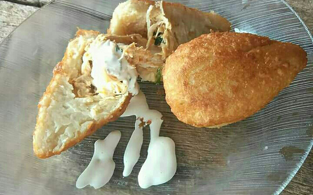 Coxinha fácil de frango