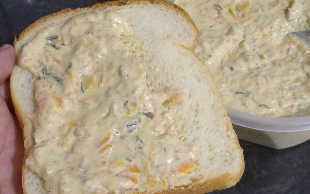 Patê falso de camarão