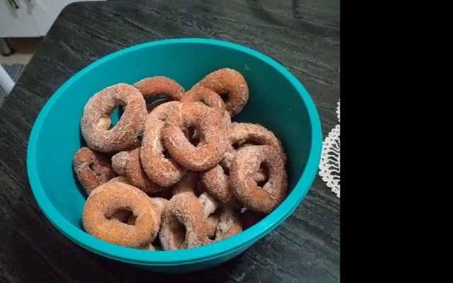 Rosquinha frita super fácil para o café