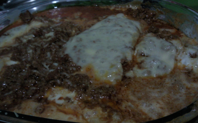 Lasanha de carne moída