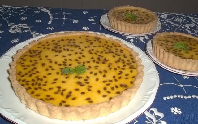 Torta mousse de maracujá