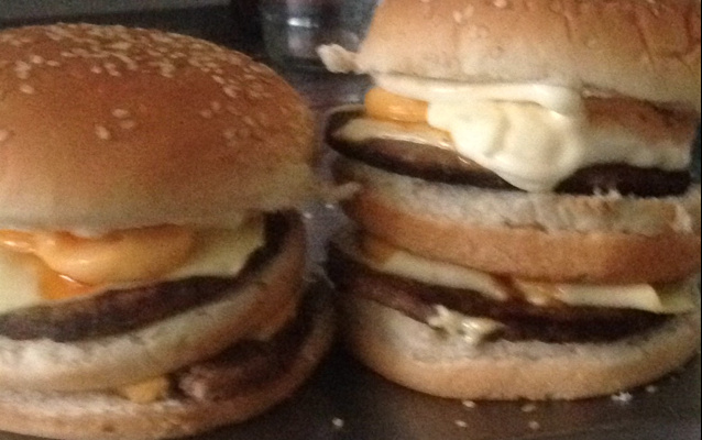 Sanduíche tipo Big Mac