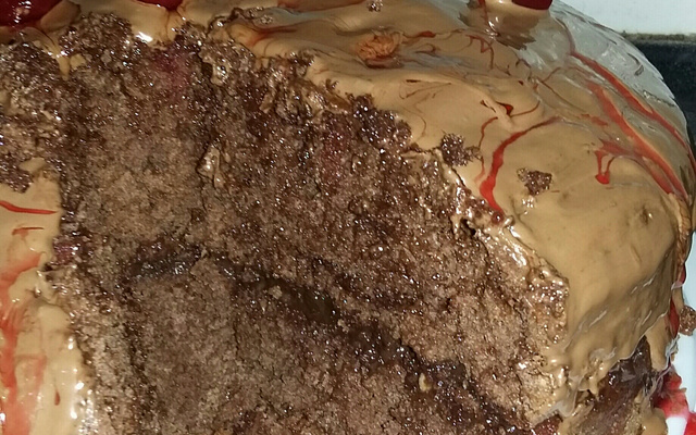 Torta de chocolate com cereja