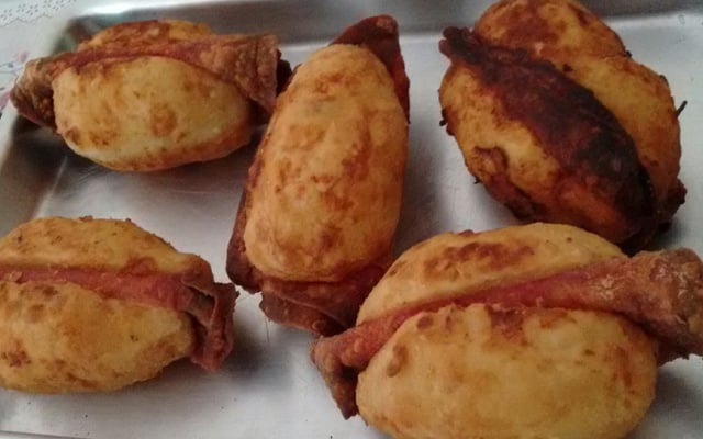 Batata frita recheada