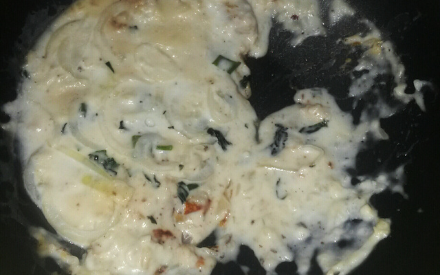 Filé de polaca ao molho branco