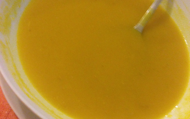 Sopa creme de abóbora