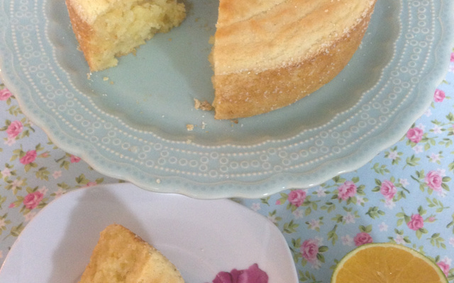 Bolo de laranja sem trigo (massa de mandioca)