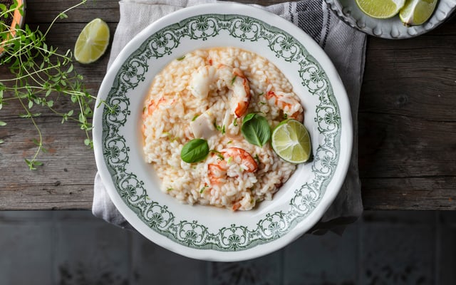 Risoto de frutos do mar