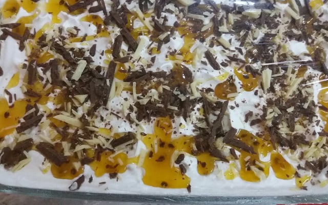 Pavê de maracujá delicioso