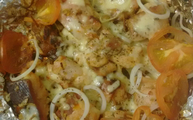 Filé de peito de frango recheado