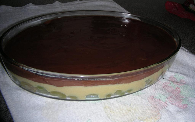 Sobremesa delícia de uva