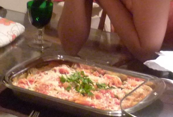 Conchiglione com recheio de ricota