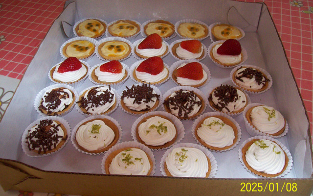 Minitortinhas de frutas