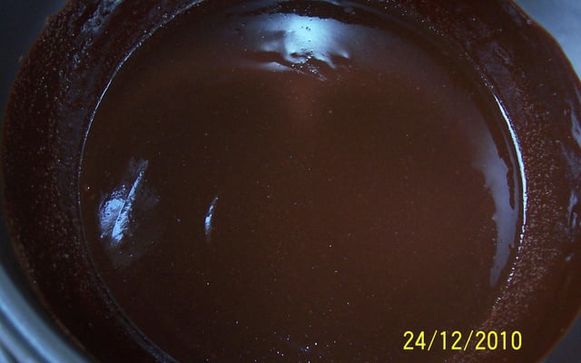 Calda de chocolate wondeful para recheios e coberturas diversas