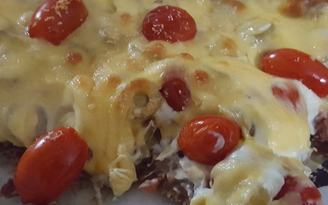 Carne moída de forno