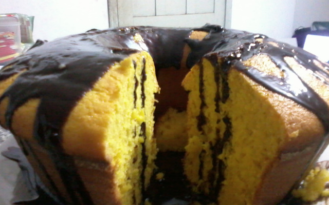 Bolo de cenoura com maionese