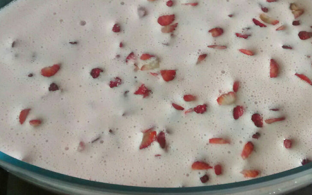Mousse de morango