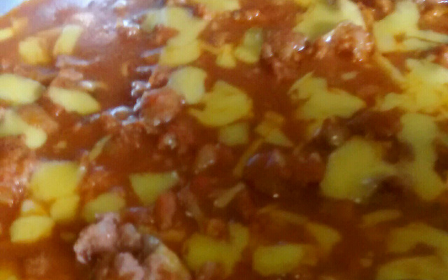 Lingüiça com mandioca