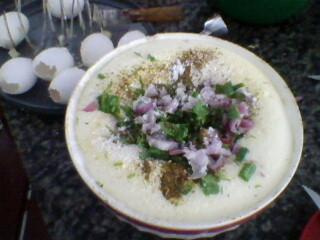 Bacalhoada com gemada