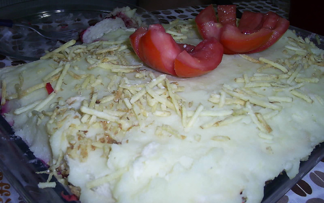 Bolo salgado de pão de forma