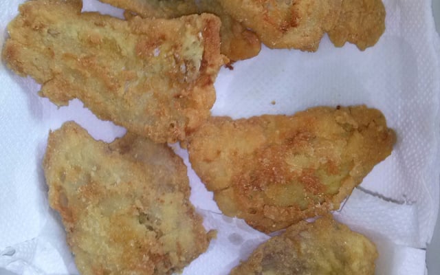 Filé de peixe empanado