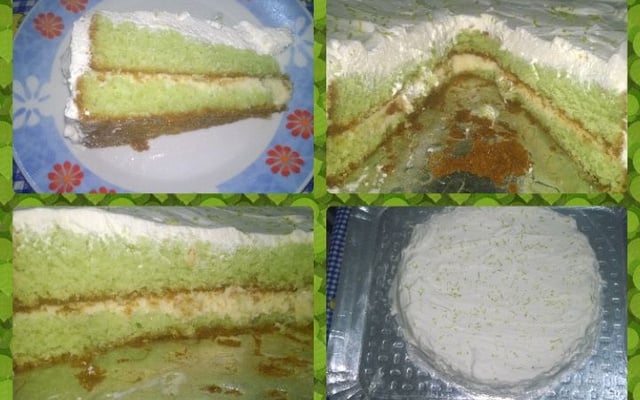 Bolo verde de limão