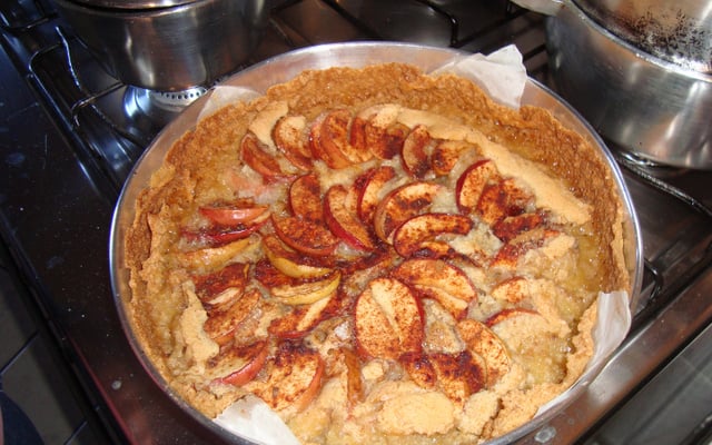 Torta de maçã simples