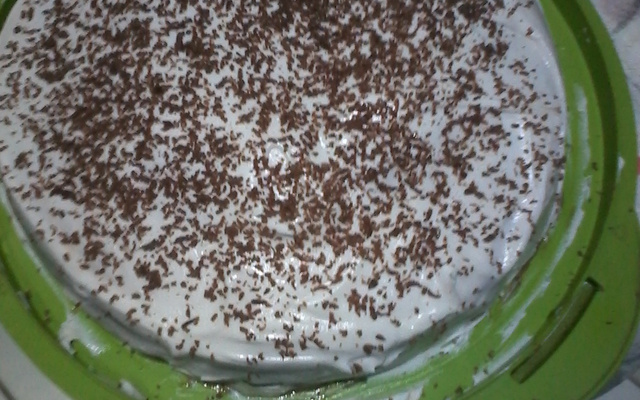 Bolo de chocolate branco