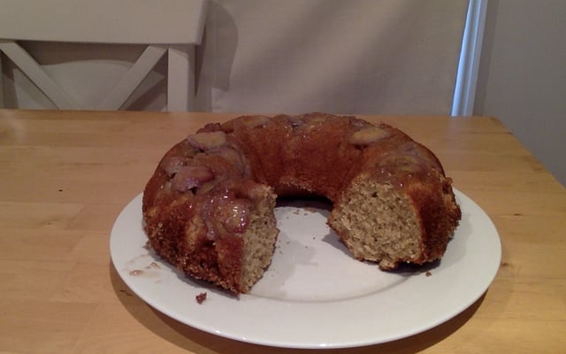 Bolo de banana light com farinha de rosca