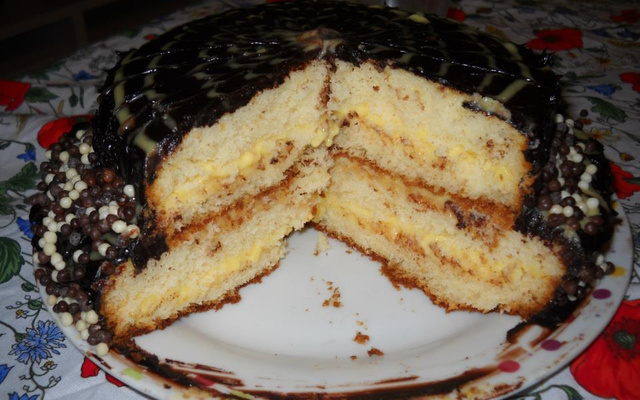 Recheio de torta (na Itália) crema pasticcera
