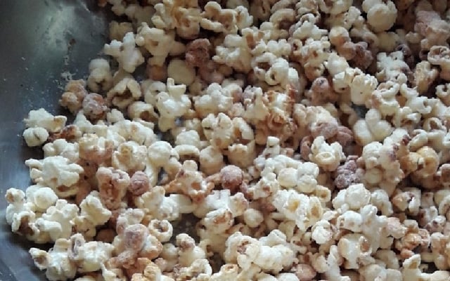 Pipoca com leite ninho