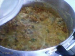 Bacalhoada com gemada