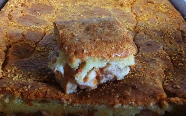 Torta cremosa de palmito