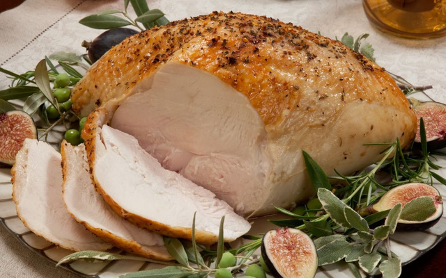 Peito de peru na airfryer