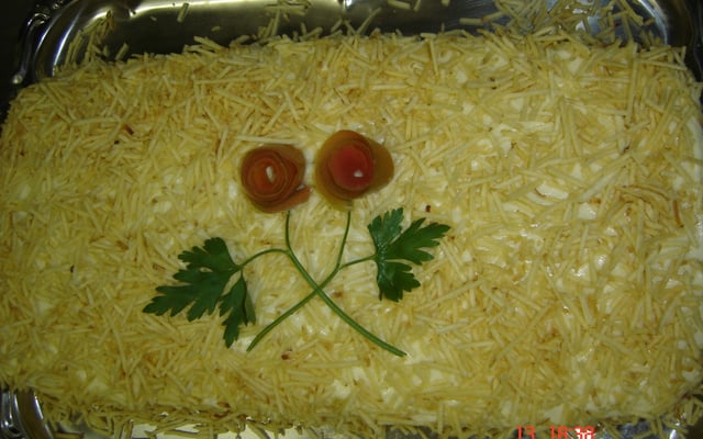 Bolo salgado de pão de forma