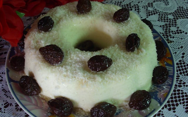 Pudim de geladeira sabor coco